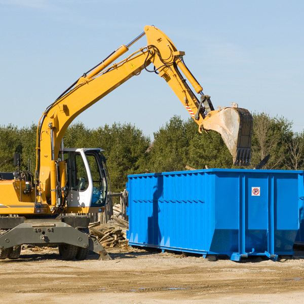 how does a residential dumpster rental service work in Camas MT